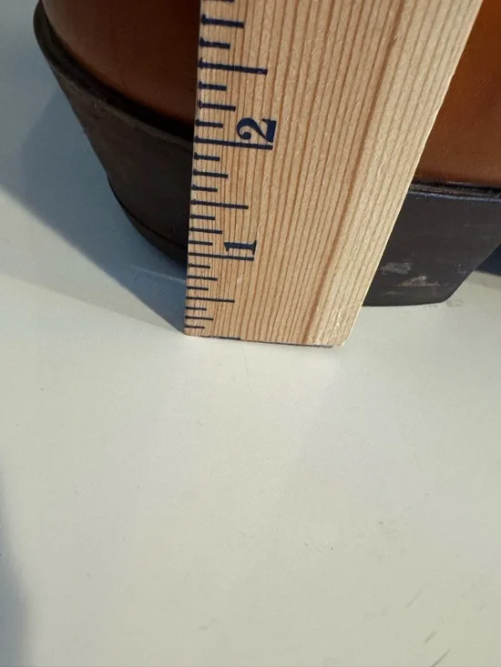 Men’s Justin Leather Cowboy Boots, Size 16D, Made in USA, Western, Vintage Tan - Picture 5 of 16